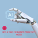 Looking for the best AI assistant for the job? These applications are some of the best AI tools for business in 2025 to work smarter—and faster.